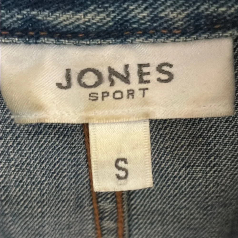 Denim Jacket with Button Front - Picture 2 of 9